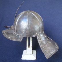 English 17th Century ‘Dutch Pot’ Helmet of English Civil War Type - Lobster Pot 8